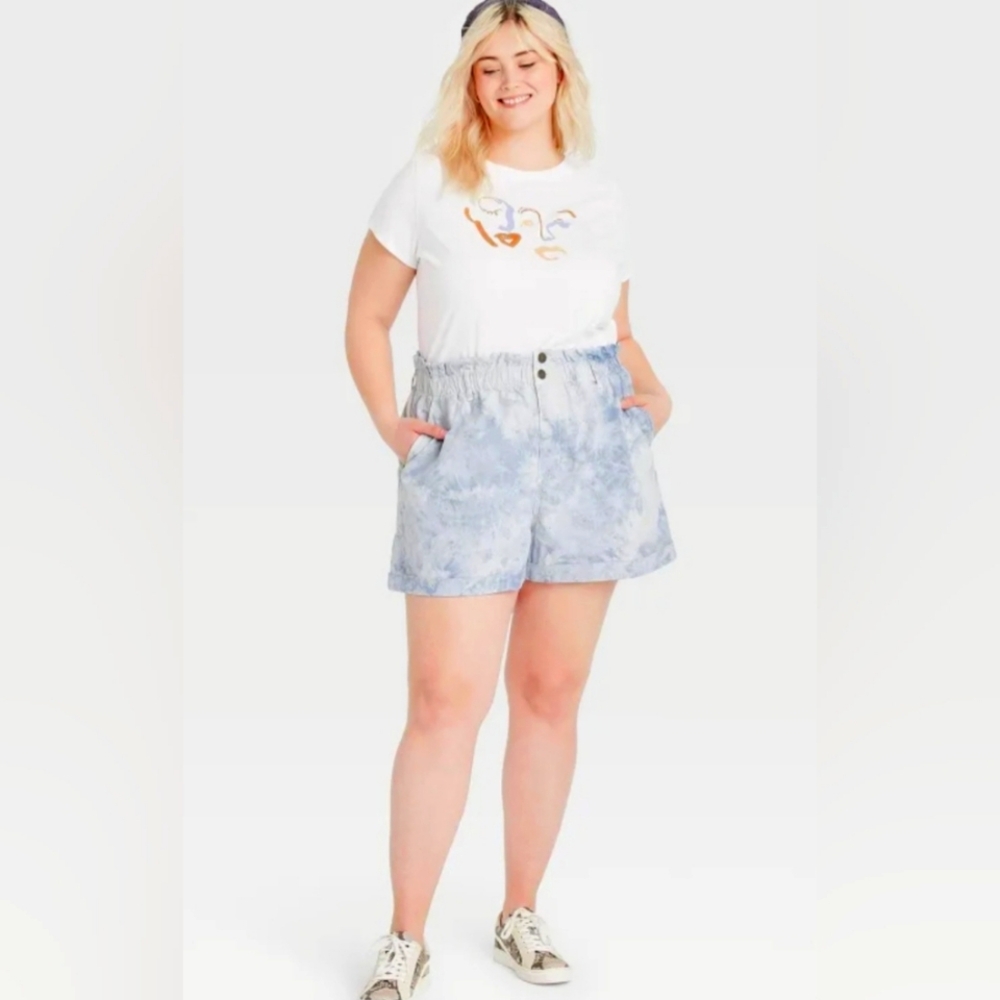 Women’s Blue Tie Dye Universal Thread Shorts